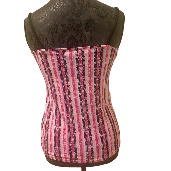 Attention colorful stretchy top with braided straps - Picture 2 of 6